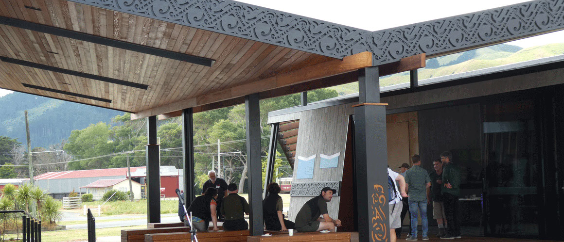Friends of QE Regional Park Kapiti Trust utilise the new visitor centre Ramaroa
